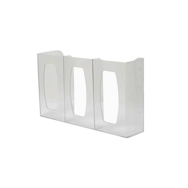 O&M Halyard Canada ULC Three Glove Box Holder/Dispenser, W17.06" x H10.13" Depth 4.25" 6 each/case 36728