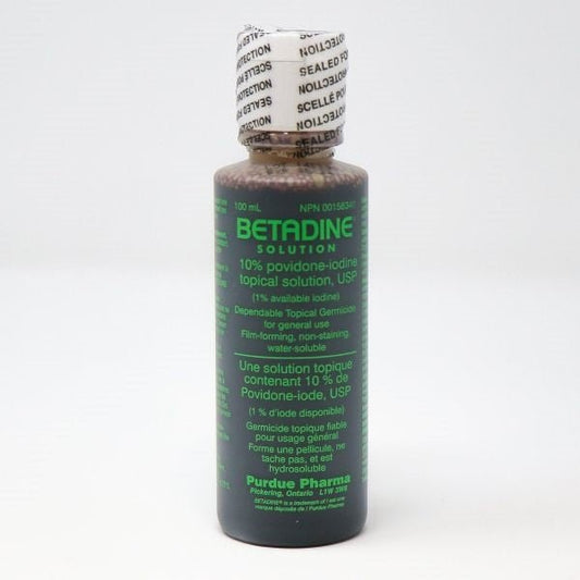 Kohl & Frisch Betadine Solution, 10% Povidone-Iodine, 100mL and 500mL