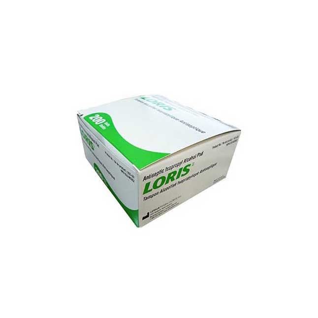 Lernapharm LORIS™ Alcohol Swab, Medium, W30mm x L65mm, 200 each/box, 103 - 03 / 10303 - A Medi Supplies