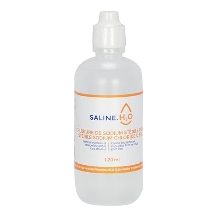 Les Eaux Saint - Leger USP Sterile Sodium Chloride Saline 0.9%, 120ML 24 each/box 12024SA - A Medi Supplies
