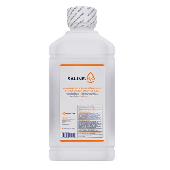 USP Sterile Sodium Chloride Saline 0.9%, 1000ml 6 each/box 10006SA - A Medi Supplies