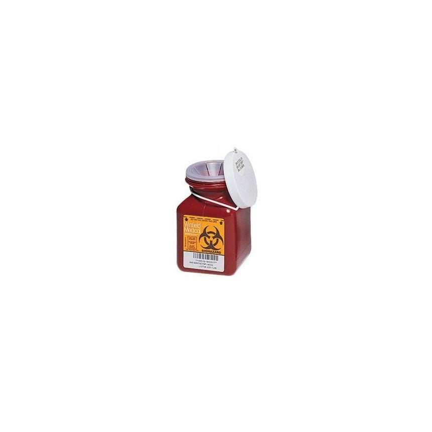 Medegen Medical Products Needle Tray, 0.7qt, Red, 40 each/case, 158TY - A Medi Supplies