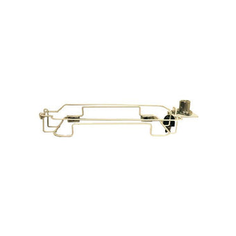compare product Medegen Medical Products Wall Mount Bracket, Polypropylene, for Stackable Sharps Container, 1 Each, 8785
