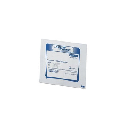 Medical Action Gauze Sponge, Non - Woven, Soft, Sterile, 2S, 2X2" 4PLY, 2 each/pack, 25 pack/box, 24230 - A Medi Supplies