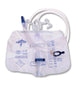 Medline Urine Drainage Bag with Anti - Reflux Valve, Anti - Reflux Tower and Metal - Free Slide - Tap Drainage Port, 2,000 mL, 20/Bag, DYND15205 - A Medi Supplies