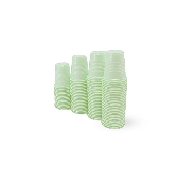Alliance™ Plastic Cup, 5 oz. (148 mL), Mint, 1000/CS, M105 - A Medi Supplies