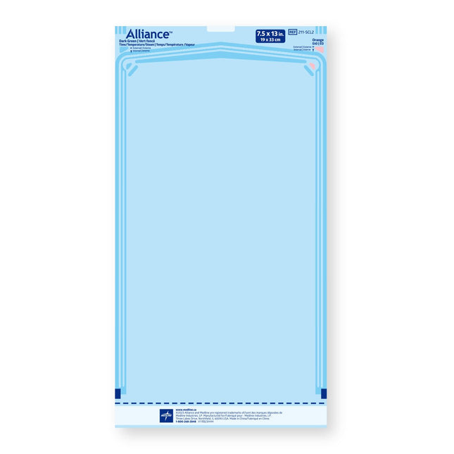 Alliance™ Self - Sealing Steam Sterilization Pouch, Class 4, 7.5" x 13" (19 cm x 33 cm), 200/Box, SCL2 - A Medi Supplies