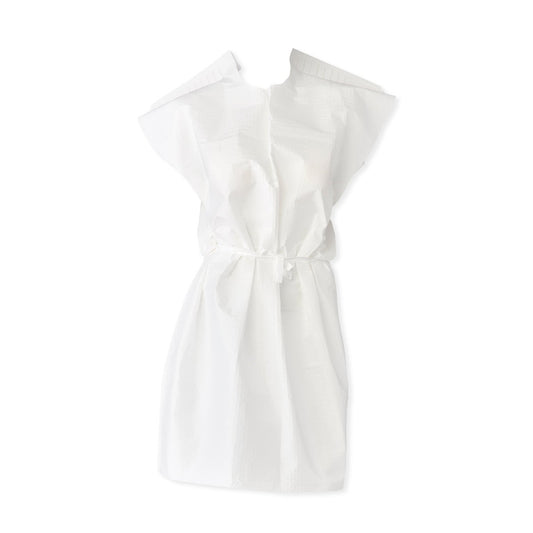 Alliance™ Single - Use Exam Gown, 3 Ply, 30" x 42" (76 cm x 107 cm), White, 50/CS, EG3042TPT - W - A Medi Supplies