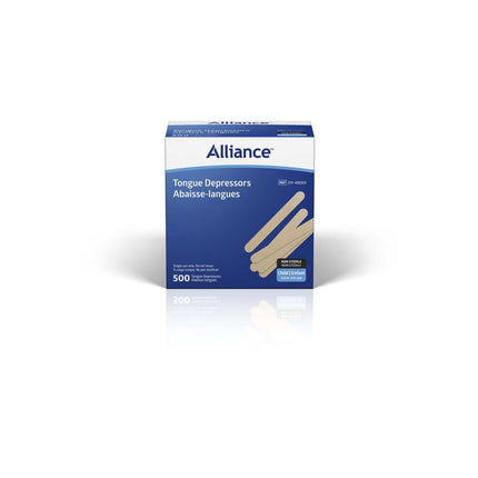 Alliance™ Tongue Depressor, Non - Sterile, 5.5" (14 cm), 500/Box, 40006 - A Medi Supplies