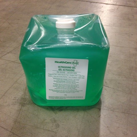 HealthCare PLUS® Ultrasound Gel, 5 L Reﬁll, Green, UGL005 - A Medi Supplies