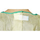 Medline AAMI Level - 2 Multi - Layer SMS Medium - Weight Isolation Gown with Tape - Tab Neck and Elastic Wrist, Medium, 100/CS, NONLV200M - A Medi Supplies