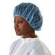 Medline Bouffant Cap, Spunbonded, 24" (61cm), Blue, 500/CS, CRI1004 - A Medi Supplies