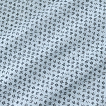 compare product Medline Cotton/Poly Blend Patient Gown, Cascade Blue with Angle Back and Side Ties, 1 Each, MDTPG3RABCAB
