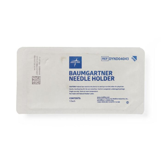 Medline Floor - Grade Baumgartner Needle Holder, 5.25", 1 EA, DYND04043 - A Medi Supplies