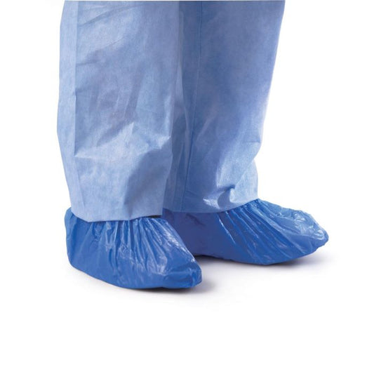 Medline Fluid - Resistant Polyethylene Shoe Cover, One Size Fits Most, 1000/CS, CRI2010 - A Medi Supplies