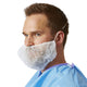 Medline Hair and Beard Cover with Elastic Strap, White, 1000/Case, NONSH400 - A Medi Supplies