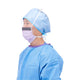 Medline Level - 3 Tie - On Surgical Face Mask with Faceshield, Blue, 25/BX, NON27410 - A Medi Supplies