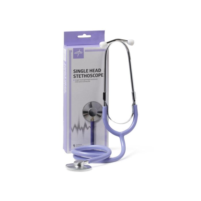 Medline Lightweight Single - Head Stethoscope, 22" (56 cm), MDS926101 - A Medi Supplies