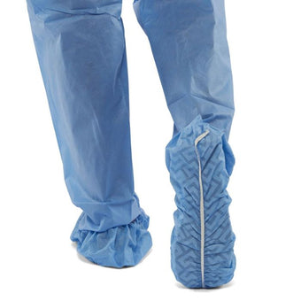 compare product Medline Non-Skid Fluid-Resistant Medium-Weight Multi-Layer Shoe Cover, 2X Large, 200/CS, NON28852