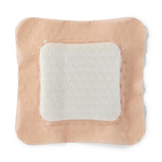 Medline Optifoam® Gentle Silicone Adhesive Super Absorbent Foam Dressing with Border, 3" x 3" (7.5 cm x 7.5 cm) Box/10 Each MSC2133EP - A Medi Supplies