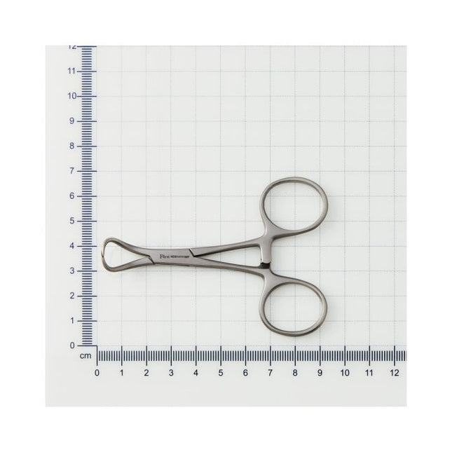 Medline Plastic Furst Backhaus Towel Clamp Forceps, 3.5" (9 cm) 1 EA MDS1411109F - A Medi Supplies