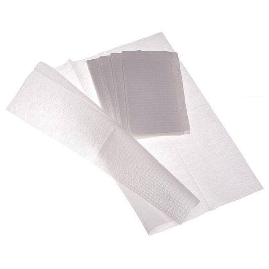 Medline Professional Towel, 2 Ply, 13" x 18" (33 cm x 46 cm), Blue, 500/CS, NON24356B - A Medi Supplies