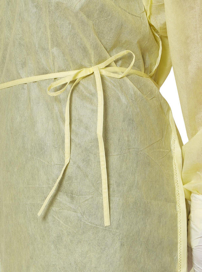 Medline QuickComply AAMI Level - 2 Multi - Layer SMS Medium - Weight Isolation Gown, Over - the - Head, Extra Large, 100/CS, NONLV240XL - A Medi Supplies