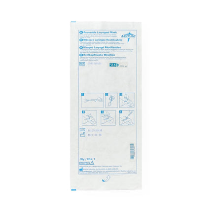 Medline Reusable Laryngeal Mask Airway, Size 2.5, Children: 44–66 lb. (20 kg - 30 kg), 1 Each, DYND280025 - A Medi Supplies