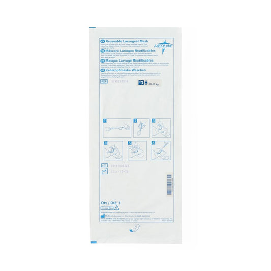Medline Reusable Laryngeal Mask Airway, Size 3, Children: 66–110 lb. (30 kg - 50 kg), 1 Each, DYND280030 - A Medi Supplies