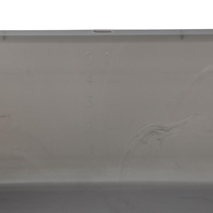 Medline Single - Use Plastic Rectangular Wash Basin, Graphite, 6 qt. (5.7 L), 1 each, DYND80347 - A Medi Supplies