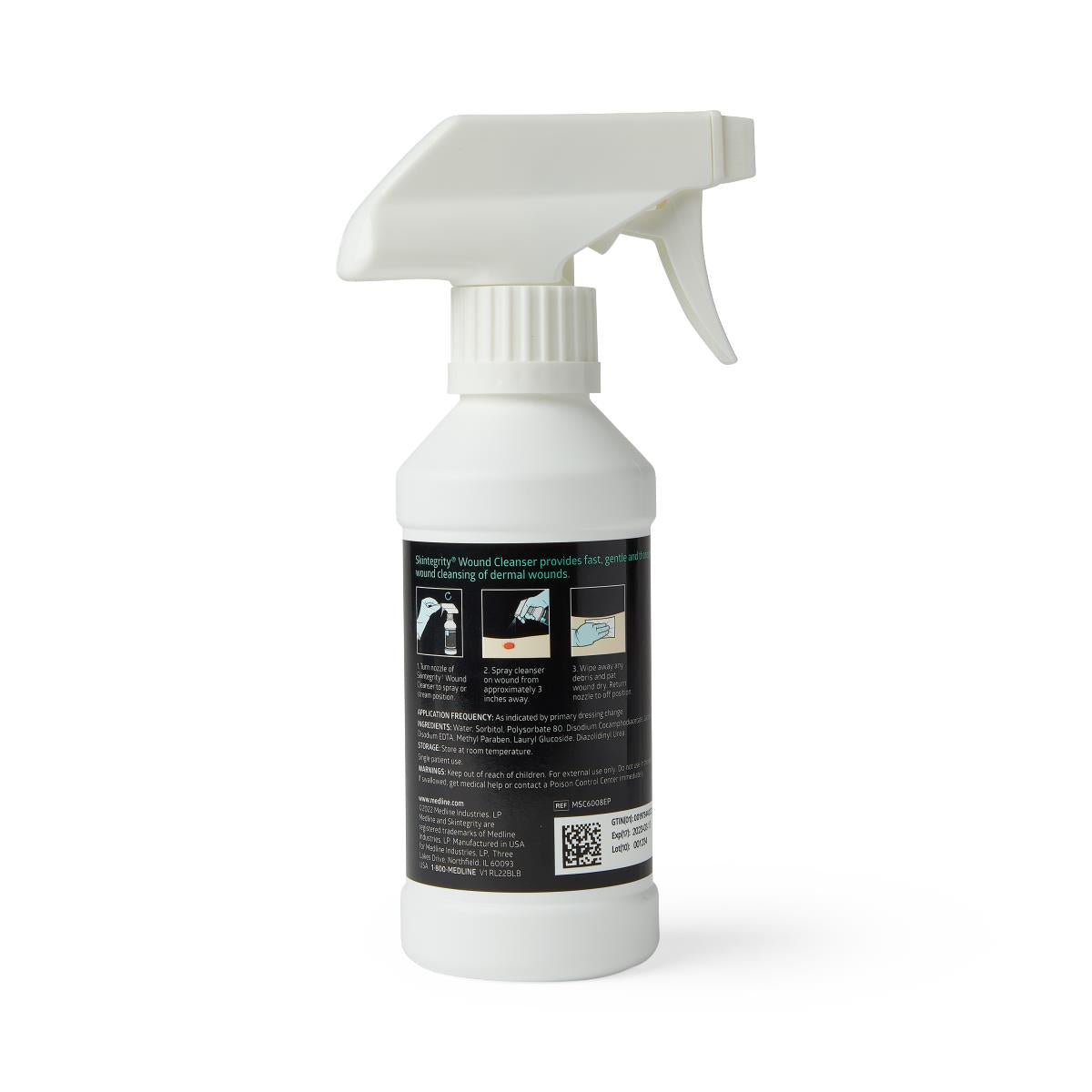 Medline Skintegrity® Wound Cleanser, 8 oz (236 mL), Spray Bottle, 6/case, MSC6008EP - A Medi Supplies