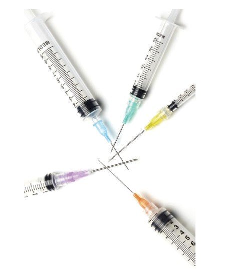 Medline Standard Hypodermic Needle, 16 G x 1 - 1/2" (3.81 cm), 100 each/box, SYR100167 - A Medi Supplies