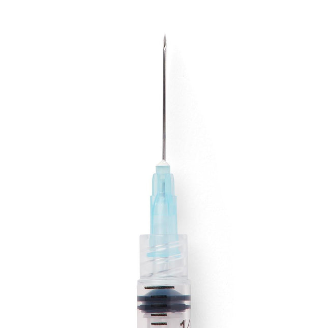 Medline Syringe with Standard Hypodermic Needle, 3 cc (mL), 23G x 1" (2.54 cm), 800/CS, SYR110235 - A Medi Supplies