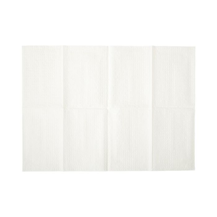 Medline Tissue/Poly Professional Towel, 2 Ply, 13" x 18" (33 cm x 46 cm), White, 500/CS, NON24356W - A Medi Supplies