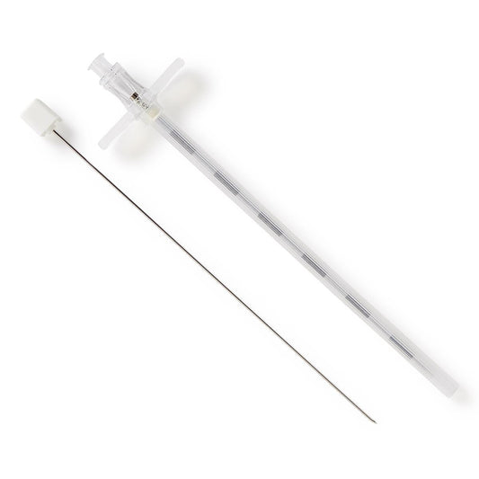 Medline Tuohy Epidural Needle, 17 G x 5" (12.7 cm), Metal, 25/BX, PAIN8002 - A Medi Supplies