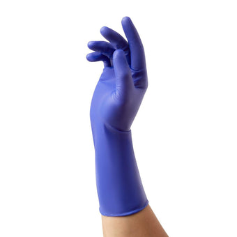 compare product Medline VersaShield™ Powder-Free Nitrile Exam Glove, Extended Cuff, 12