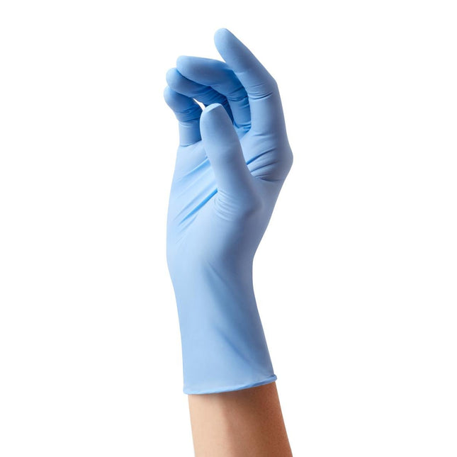 SensiCare® Powder - Free Nitrile Exam Glove, Blue, 150/Box, 1500/Case - A Medi Supplies