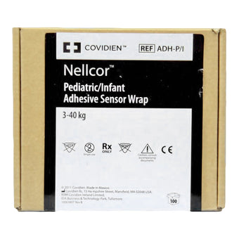 compare product Medtronic Adhesive Wraps Oxiband Ped/inf 100 each/box, 1 box/case ADH-P/I