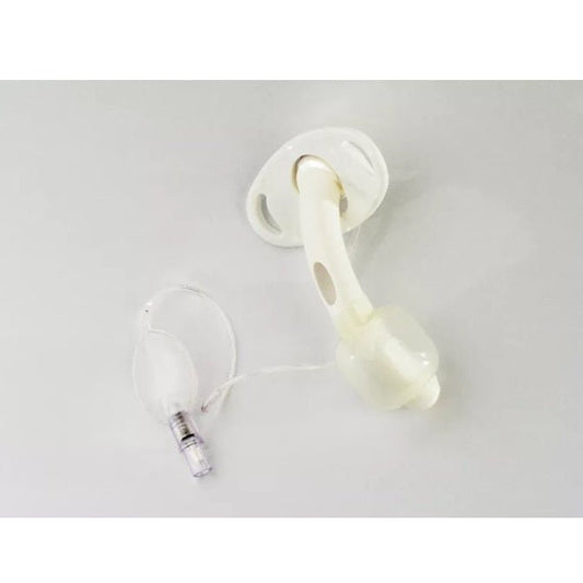 Medtronic Shiley Fenestrated Tracheostomy Tubes Cuffed with Reuseable Inner Cannual ID 7.6mm, OD 12.2mm, Tube Length 81mm, 1 each/box 8FEN - A Medi Supplies