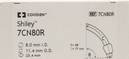 Medtronic SHILEY™ Flexible Tracheostomy Tube with TaperGuard™ Cuff with Reusable Inner Cannula, 8.0MM 1 each/box 7CN80R - A Medi Supplies