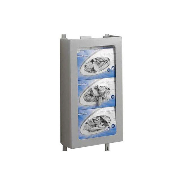 Metro Glove Box Holder, Triple, W4" x L10 - 1/8" x H18 - 3/8", FL237 - A Medi Supplies