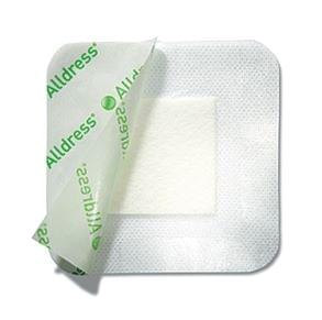 compare product Molnlycke Alldress® Adhesive Dressing, Absorbent, Vapour-Permeable Size 15cm X 15cm, 265340, 10/Box