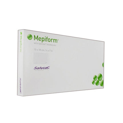 Molnlycke Health Care Mepiform Scar Care Dressing, W10cm x L18cm 5 each/box,293400 - A Medi Supplies