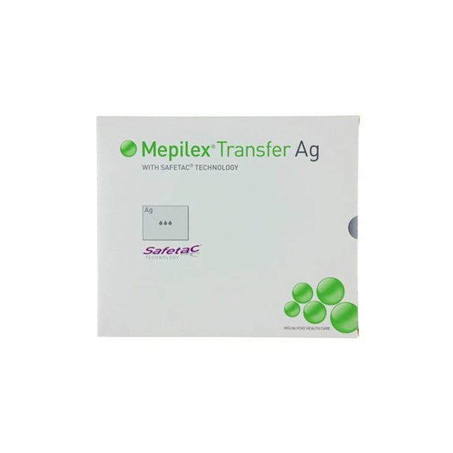 Molnlycke Health Care Mepilex® Transfer Ag Contact Layer Dressing, W20cm x L50cm 2 each/box, 6 box/case 394590 - 00 - A Medi Supplies