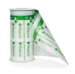 Molnlycke Health Care Mepore Adherent Dressing, Size 7cm X 5m (Non - sterile), 1 roll, 332000 - A Medi Supplies