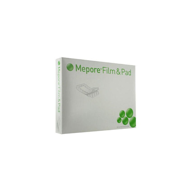 Molnlycke Health Care Mepore Film & Pad Dressing, Transparent, W4cm X L5cm, W1.5cm X L2.5cm Pad 85 Each/box, 275100 - A Medi Supplies