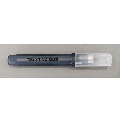Cardinal Health Monoject™ Blunt Cannula, Rigid Pack, 15GA X 1 - 1/2" 25 each/box, 4 box/case 8881202314 - A Medi Supplies