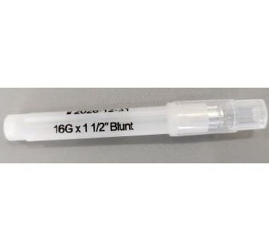 Cardinal Health Monoject™ Blunt Cannula, Rigid Pack, 16 G x 1 - 1/2" 25 each/box, 4 box/case 8881202322 - A Medi Supplies