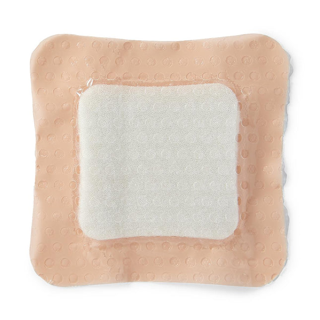 Medline Optifoam® Gentle Silicone Adhesive Super Absorbent Foam Dressing with Border, 3" x 3" (7.5 cm x 7.5 cm) Box/10 Each MSC2133EP