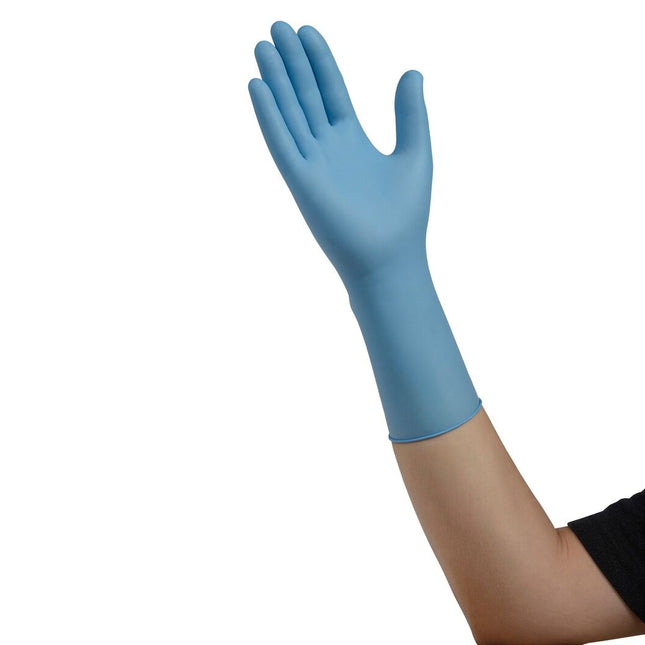 Cardinal Health Sterile Singles Nitrile Exam Gloves, Blue, Small 50 each/box, 5 box/case N8820